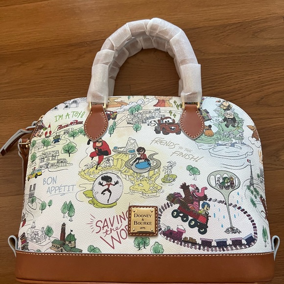 Dooney & Bourke Bags Disney Dooney Bourke Pixar Maps Satchel Poshmark
